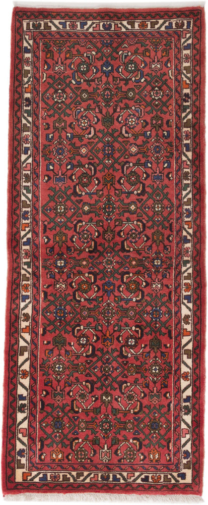 Runner Perser Rug - Nomadic - 195 x 80 cm - dark red