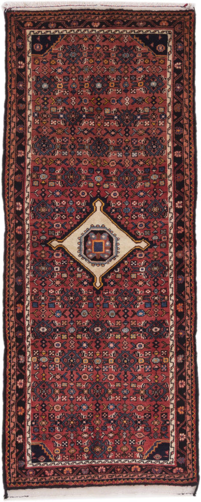 Runner Perser Rug - Nomadic - 195 x 78 cm - dark red