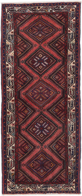 Runner Perser Rug - Nomadic - 210 x 90 cm - dark red