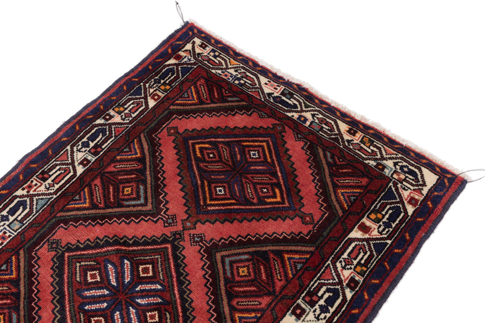 Runner Perser Rug - Nomadic - 210 x 90 cm - dark red