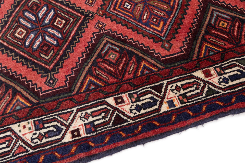 Runner Perser Rug - Nomadic - 210 x 90 cm - dark red