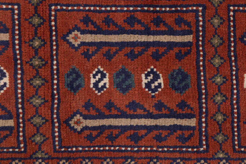 Runner Perser Rug - Nomadic - 195 x 60 cm - dark red