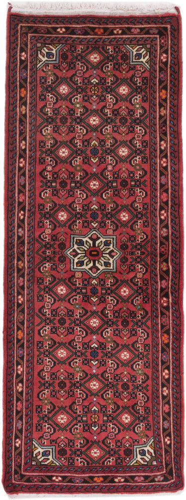 Runner Perser Rug - Nomadic - 200 x 80 cm - dark red