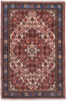 Perser Rug - Nomadic - 150 x 100 cm - dark red