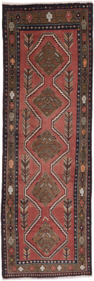 Runner Perser Rug - Nomadic - 280 x 95 cm - rust