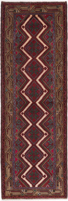 Runner Perser Rug - Nomadic - 260 x 87 cm - rust