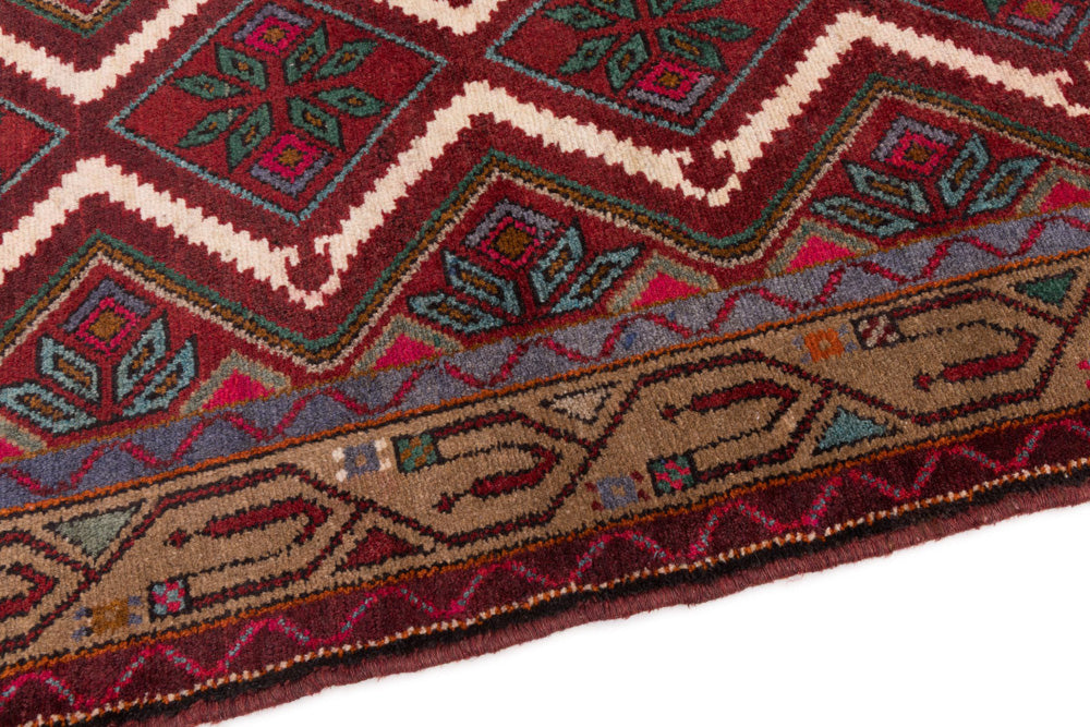 Runner Perser Rug - Nomadic - 260 x 87 cm - rust
