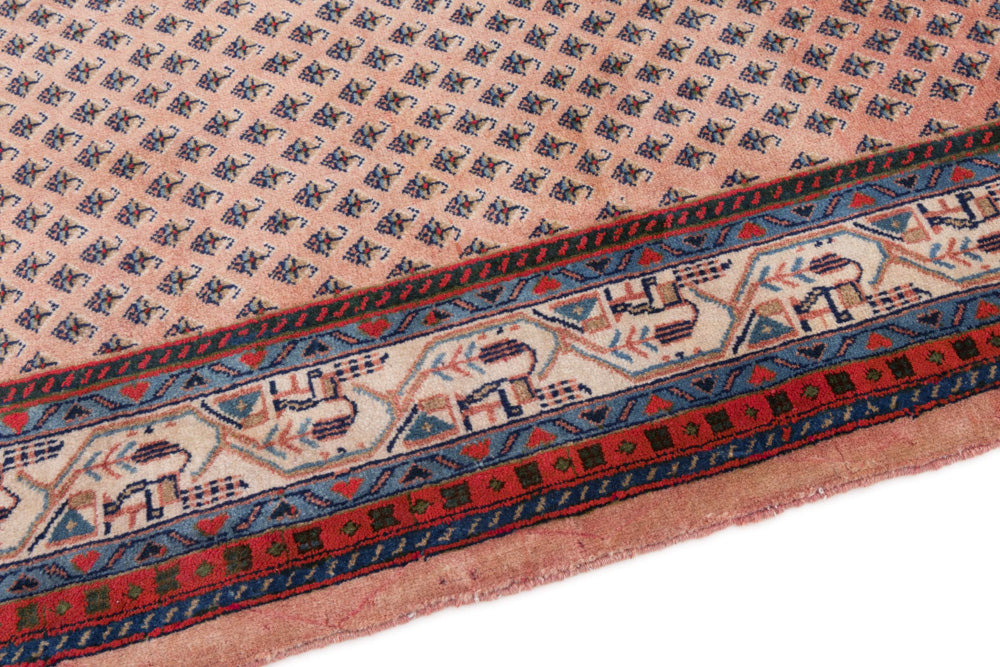 Runner Perser Rug - Mir - 305 x 85 cm - light red