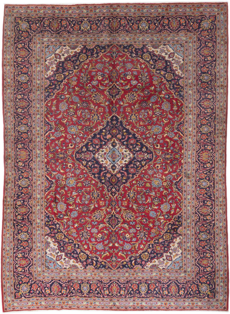 Perser Rug - Keshan - 340 x 250 cm - red