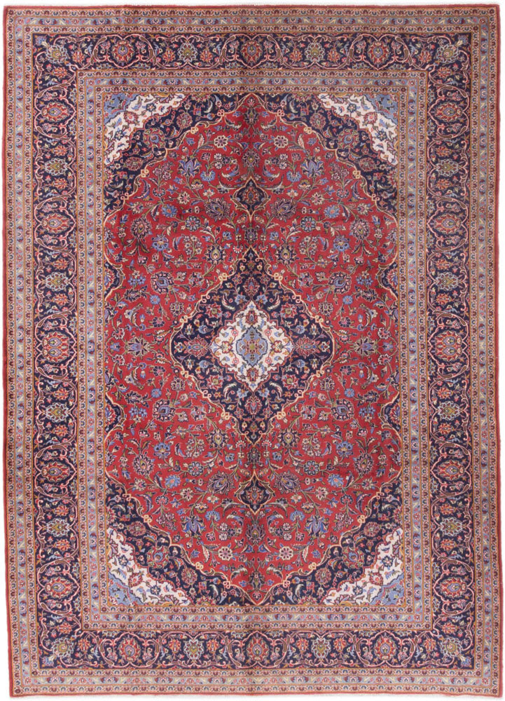 Perser Rug - Keshan - 350 x 252 cm - red