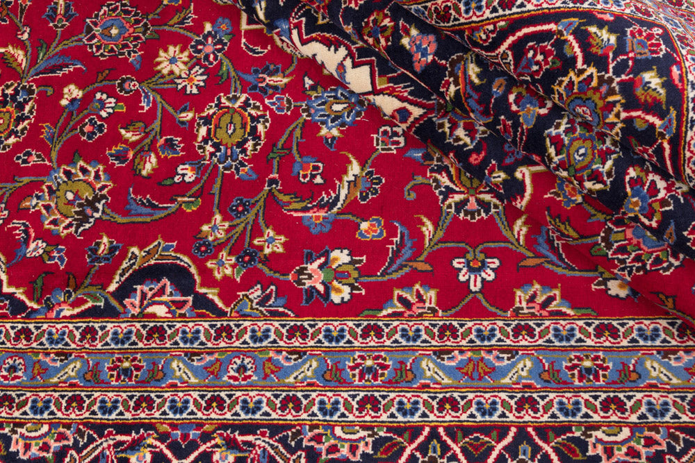 Perser Rug - Keshan - 340 x 250 cm - red