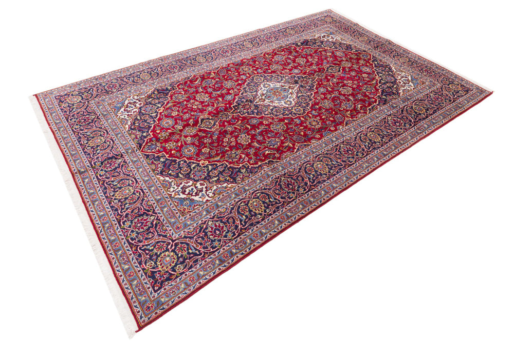 Perser Rug - Keshan - 345 x 233 cm - red