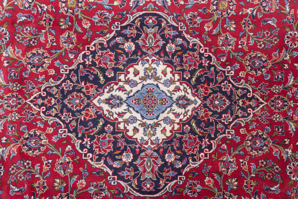 Perser Rug - Keshan - 355 x 240 cm - red