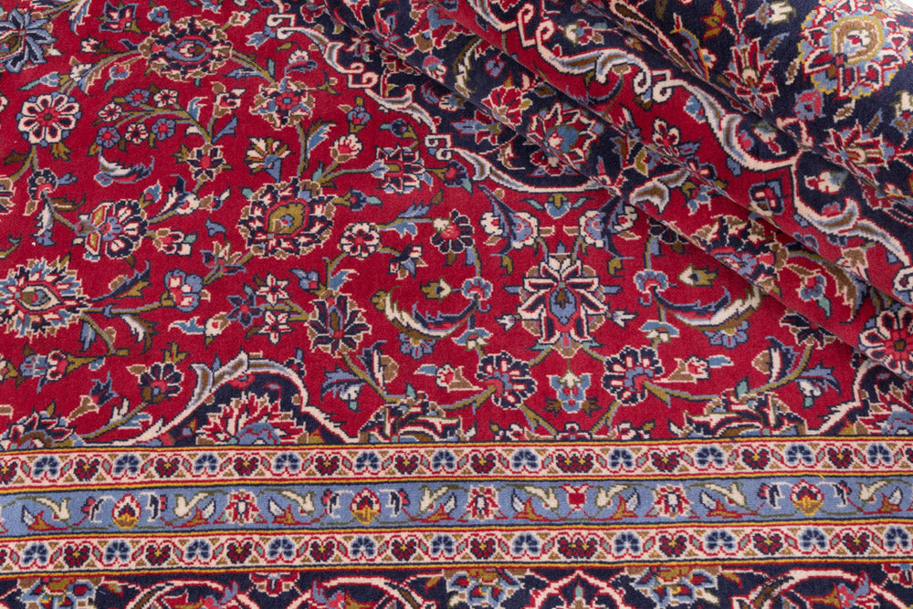 Perser Rug - Keshan - 355 x 240 cm - red