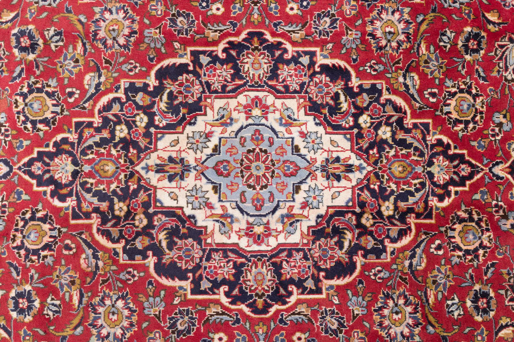 Perser Rug - Keshan - 345 x 250 cm - red