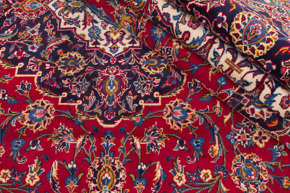 Perser Rug - Keshan - 420 x 305 cm - red