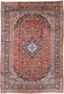 Perser Rug - Keshan - 415 x 290 cm - red