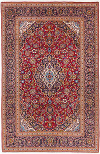 Perser Rug - Keshan - 320 x 208 cm - red
