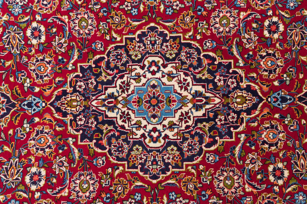 Perser Rug - Keshan - 320 x 208 cm - red
