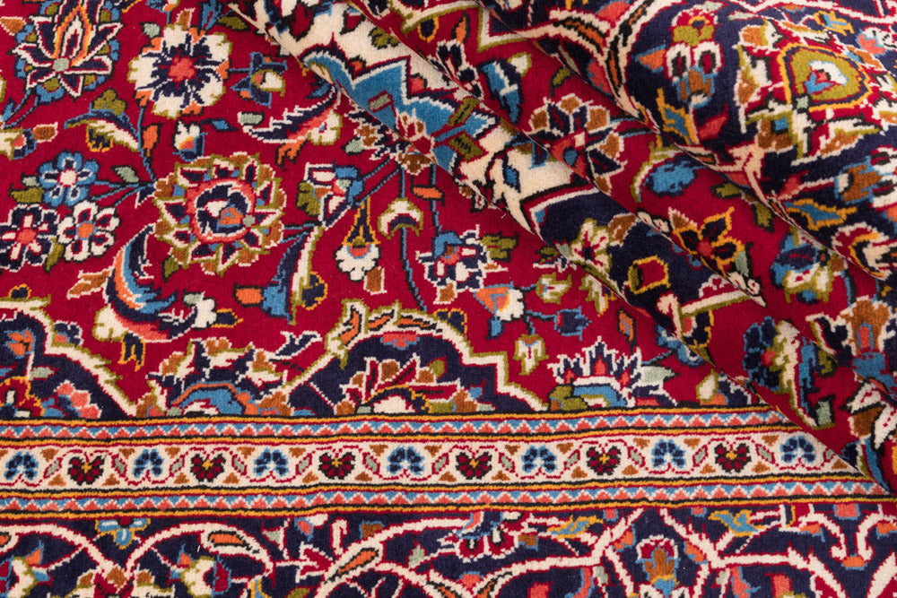 Perser Rug - Keshan - 320 x 208 cm - red