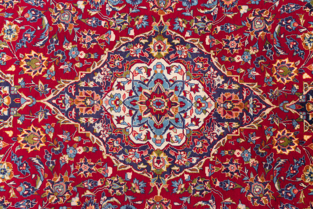 Perser Rug - Keshan - 322 x 205 cm - red