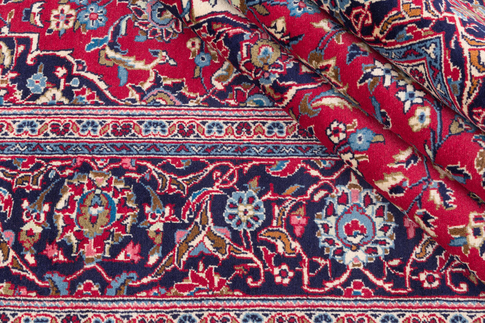 Perser Rug - Keshan - 317 x 205 cm - red