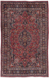 Perser Rug - Keshan - 300 x 195 cm - dark red