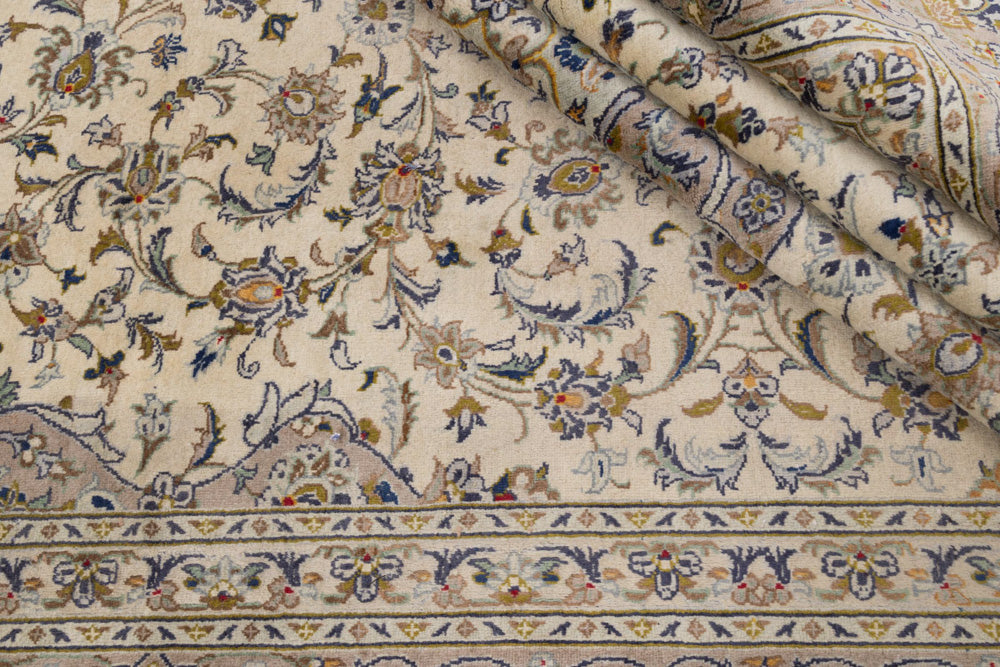 Perser Rug - Keshan - 350 x 245 cm - sand