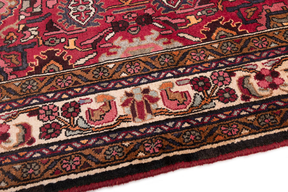 Perser Rug - Nomadic - 295 x 195 cm - dark red