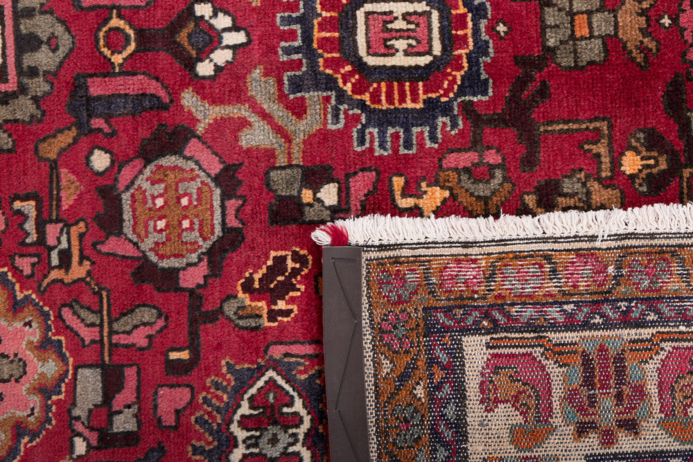 Perser Rug - Nomadic - 295 x 195 cm - dark red