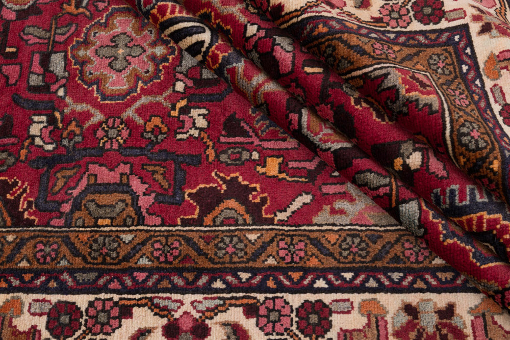 Perser Rug - Nomadic - 295 x 195 cm - dark red