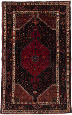 Perser Rug - Nomadic - 225 x 145 cm - dark red