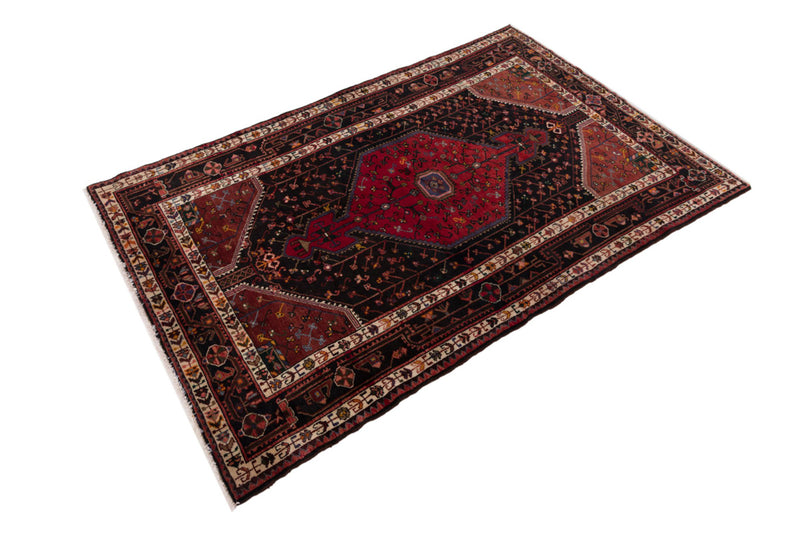 Perser Rug - Nomadic - 225 x 145 cm - dark red