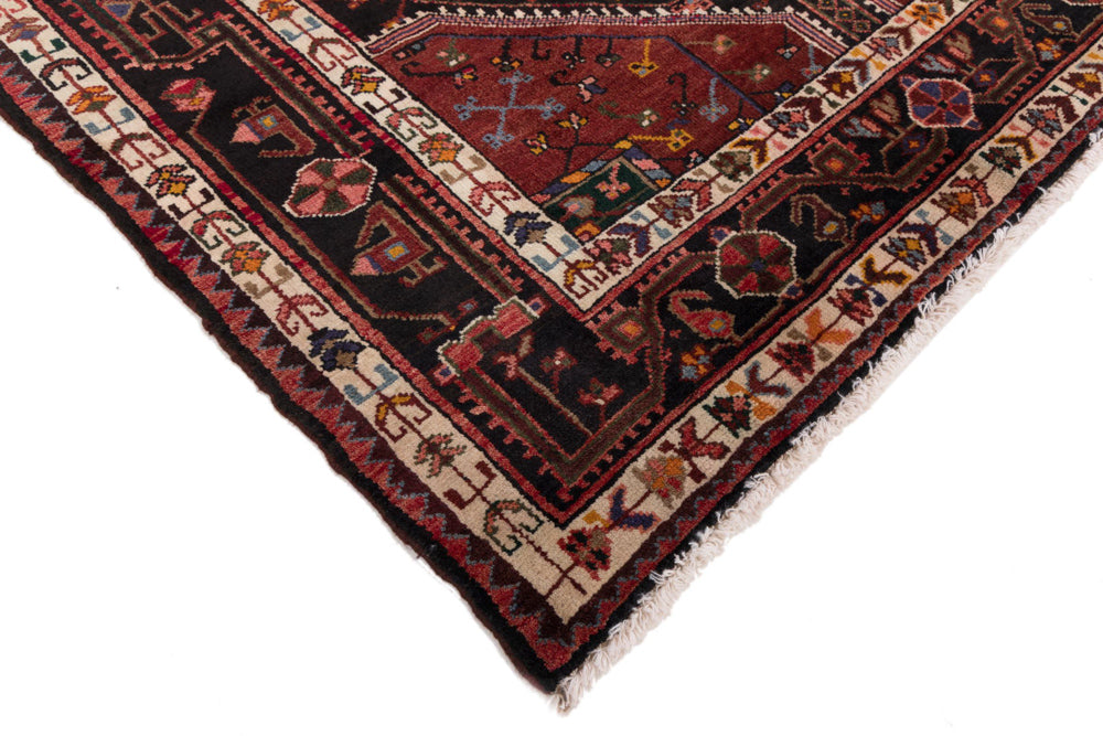 Perser Rug - Nomadic - 225 x 145 cm - dark red