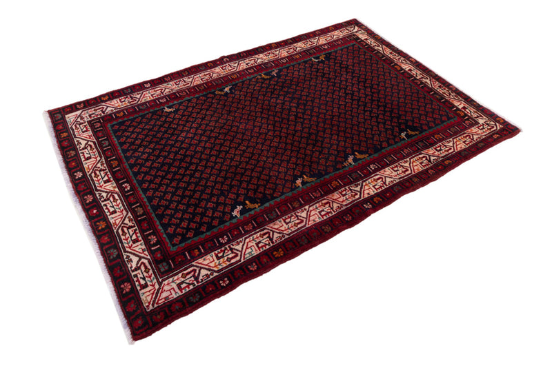 Perser Rug - Nomadic - 215 x 138 cm - dark red