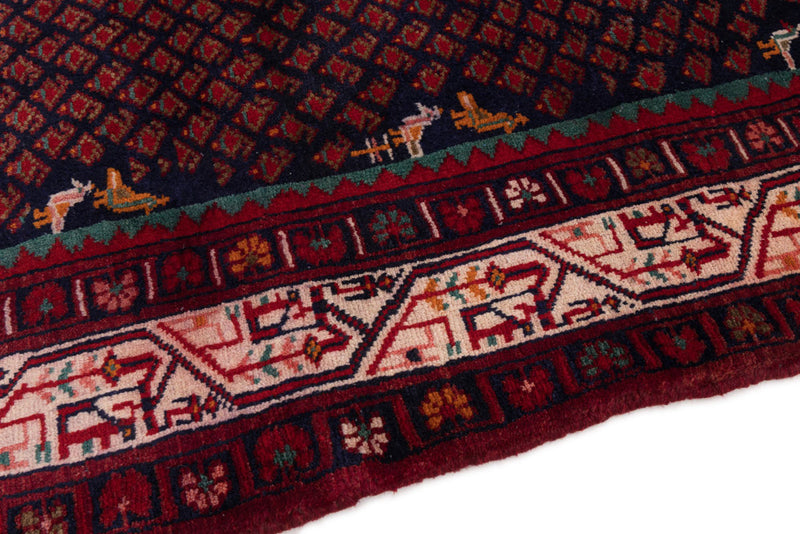 Perser Rug - Nomadic - 215 x 138 cm - dark red