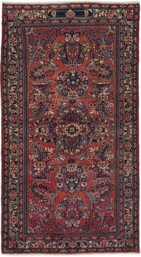Runner Perser Rug - Classic - 210 x 112 cm - dark red