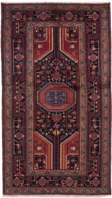 Perser Rug - Nomadic - 220 x 115 cm - dark red