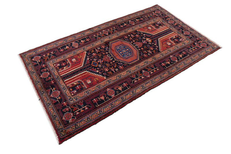 Perser Rug - Nomadic - 220 x 115 cm - dark red