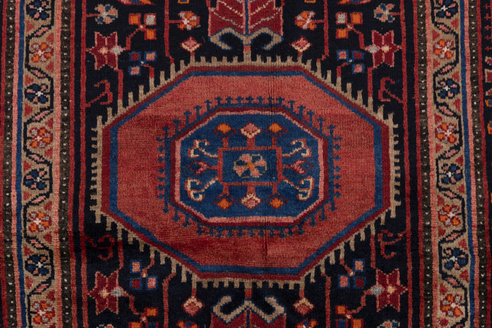 Perser Rug - Nomadic - 220 x 115 cm - dark red