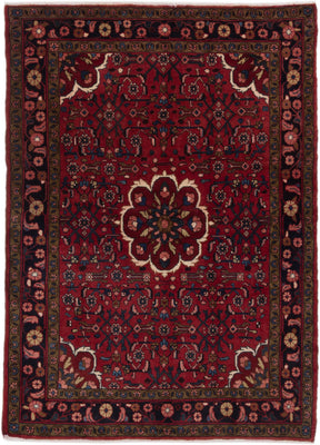 Perser Rug - Nomadic - 200 x 150 cm - dark red