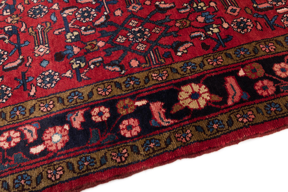 Perser Rug - Nomadic - 200 x 150 cm - dark red