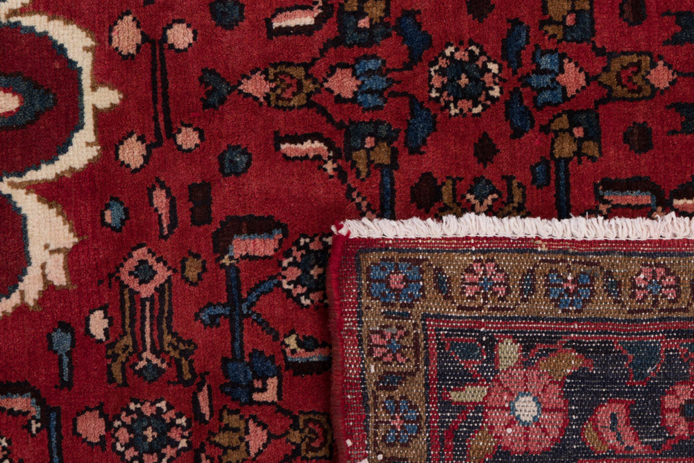 Perser Rug - Nomadic - 200 x 150 cm - dark red