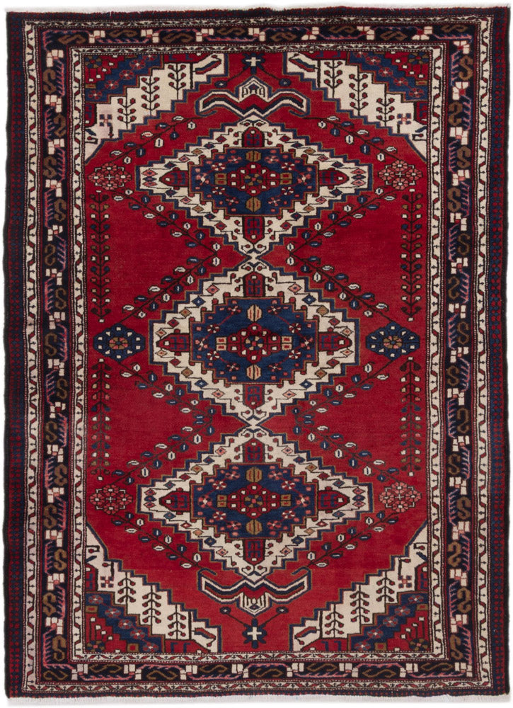 Perser Rug - Nomadic - 217 x 160 cm - red