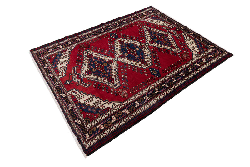 Perser Rug - Nomadic - 217 x 160 cm - red
