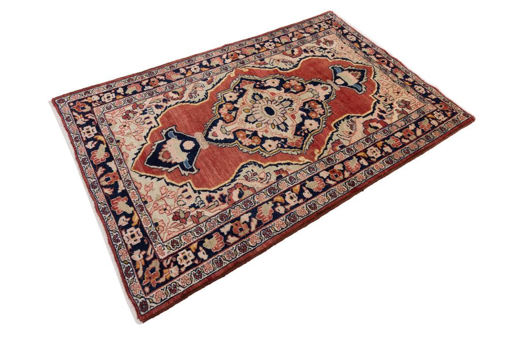 Hamadan Rug 220x147cm - Persian Rugs