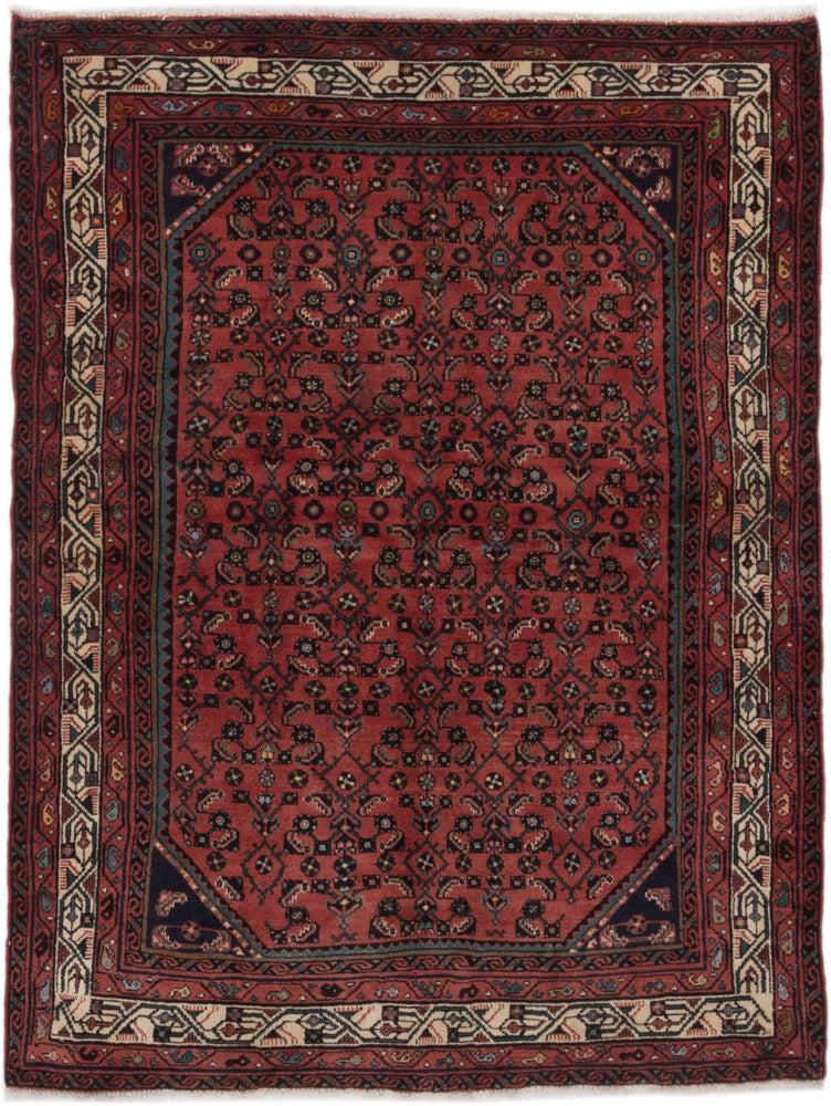 Perser Rug - Nomadic - 190 x 146 cm - dark red