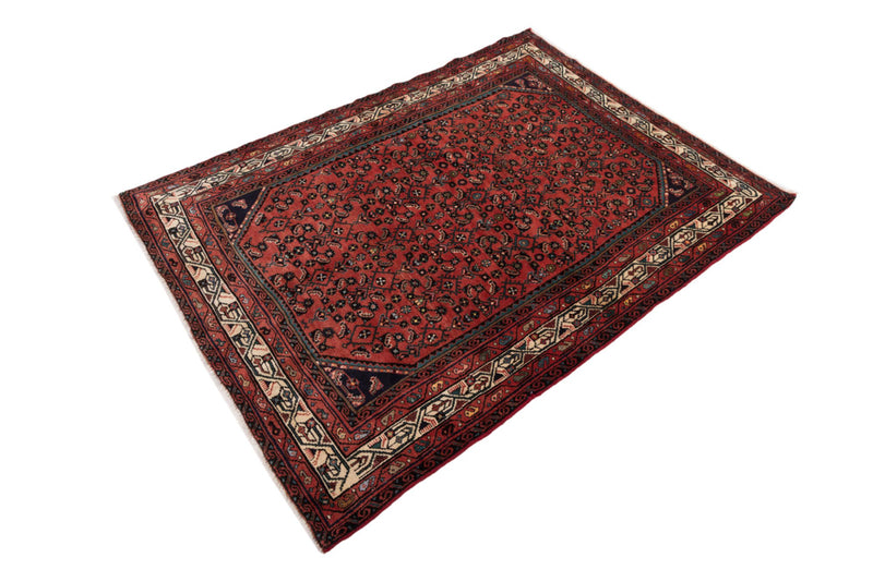 Perser Rug - Nomadic - 190 x 146 cm - dark red