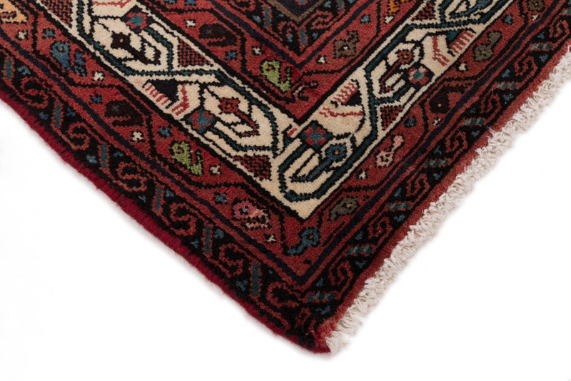 Perser Rug - Nomadic - 190 x 146 cm - dark red