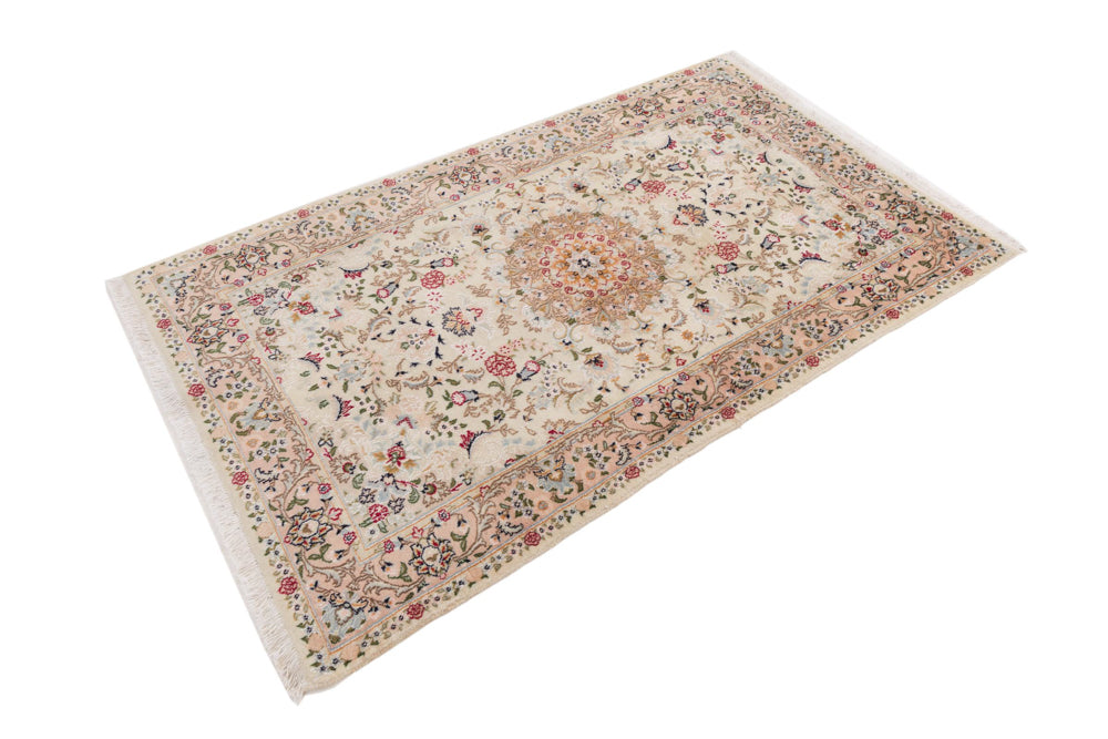 Tabriz - 40 Raj Rug 201x120cm - Persian Rugs